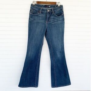 Seven7 Blue Flare Wide Leg Jeans